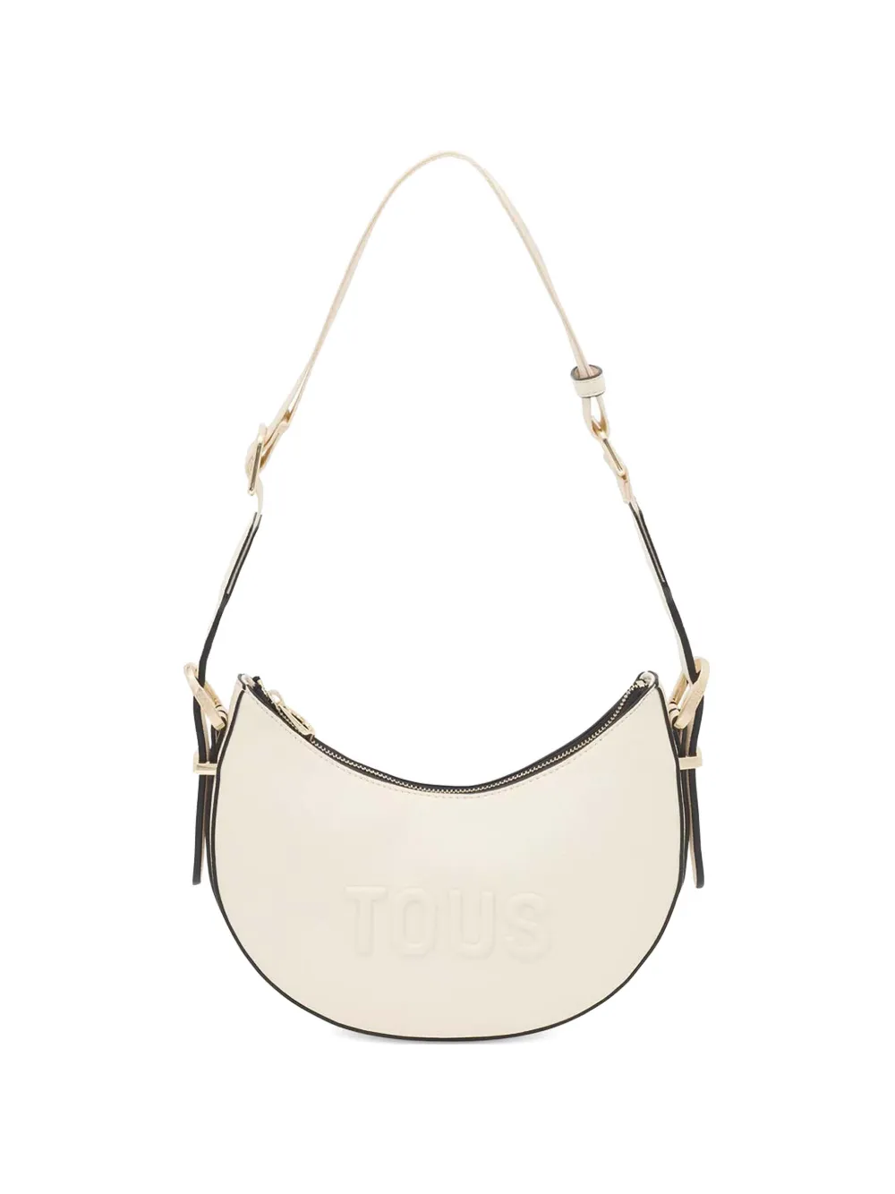 TOUS logo-embossed shoulder bag - Toni neutri