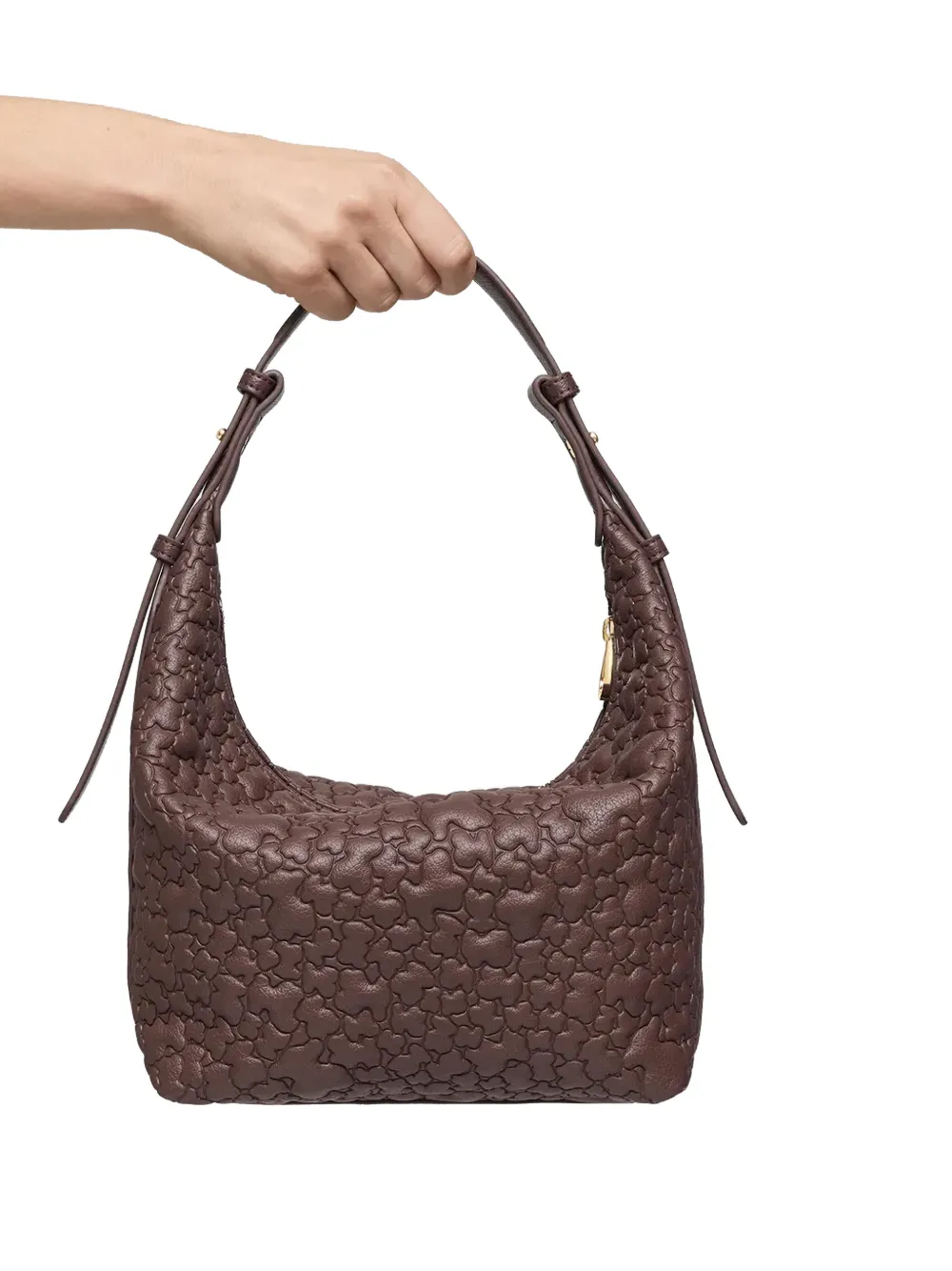 Flower-Pattern Adjustable Cross Body Bag