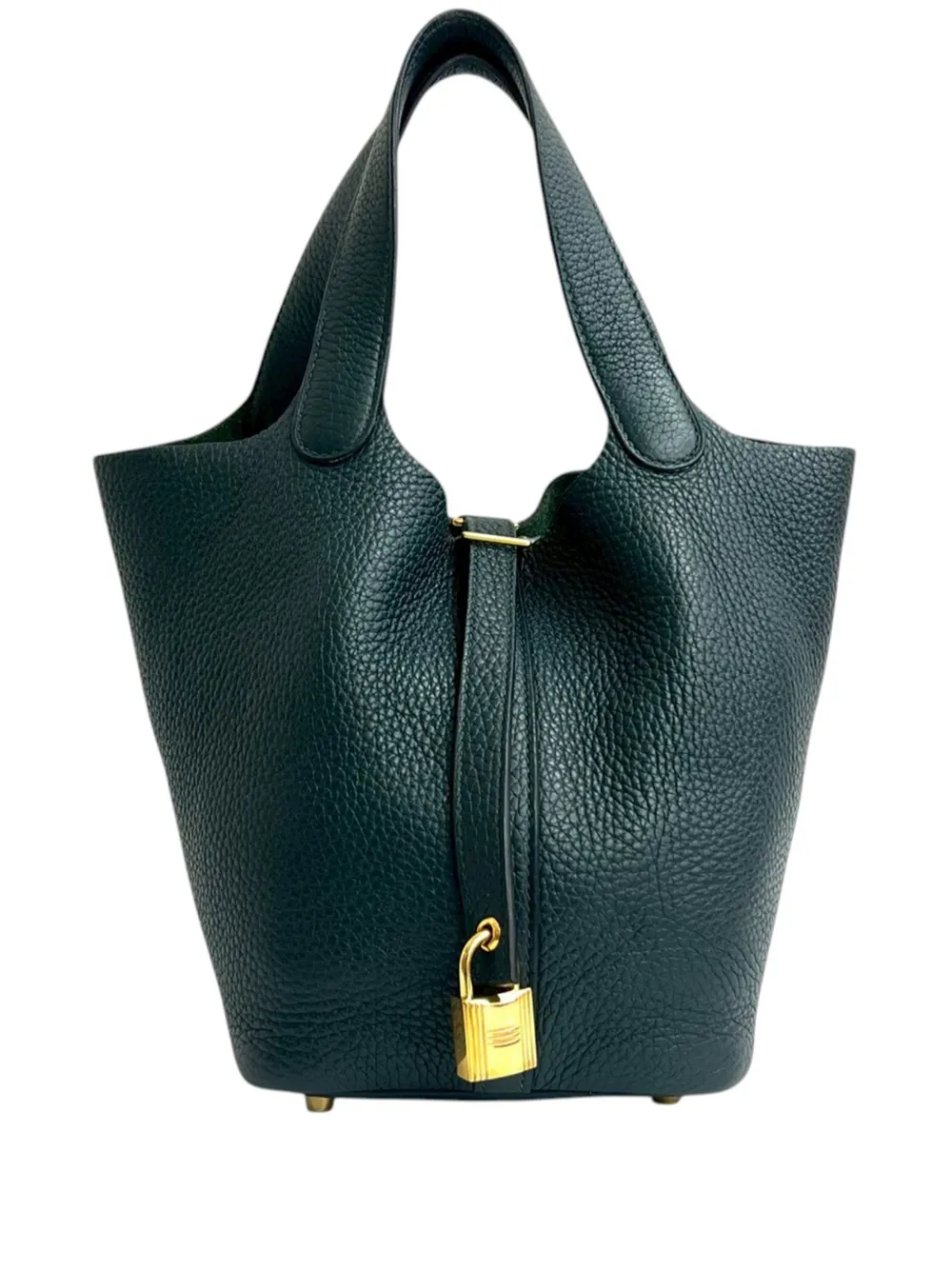 Hermès Pre-Owned 2009 Clemence Picotin Lock 18 handbag - Verde