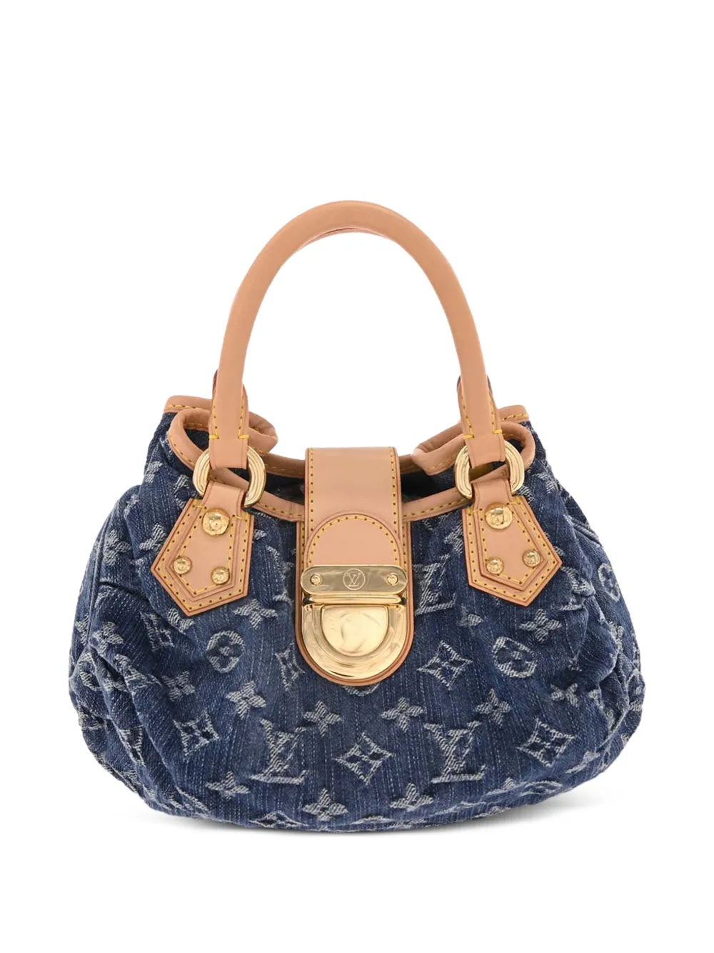 Louis Vuitton Pre-Owned 2005 Denim Pleaty Monogram tote bag - Blu