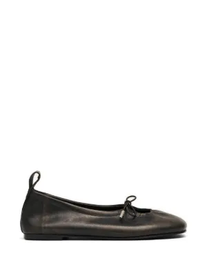 MM6 Maison Margiela Anatomic フラットシューズ | ブラック | FARFETCH JP