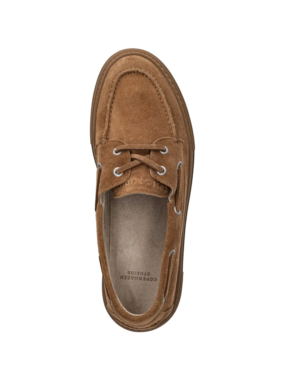 Copenhagen CPH177 suède loafers met kant Bruin