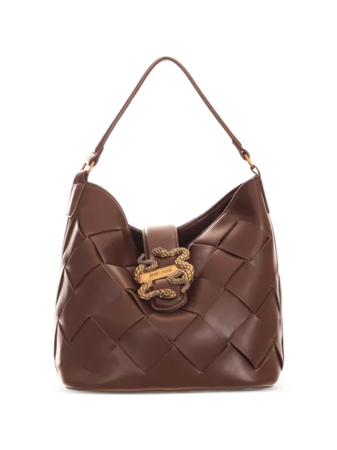 Just Cavalli woven-design shoulder bag