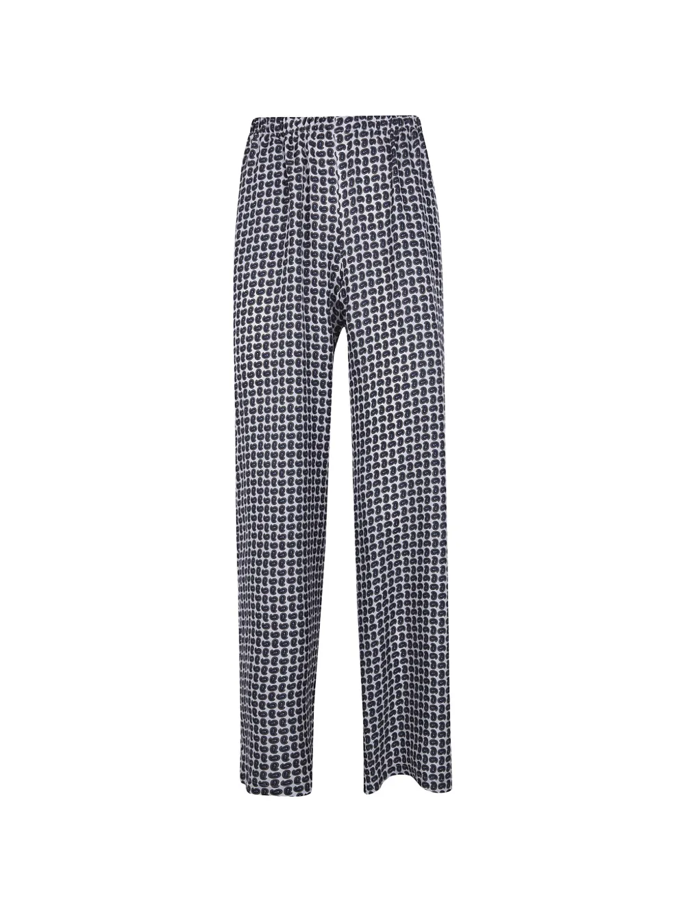 Laura Urbinati paisley print trousers - Bianco