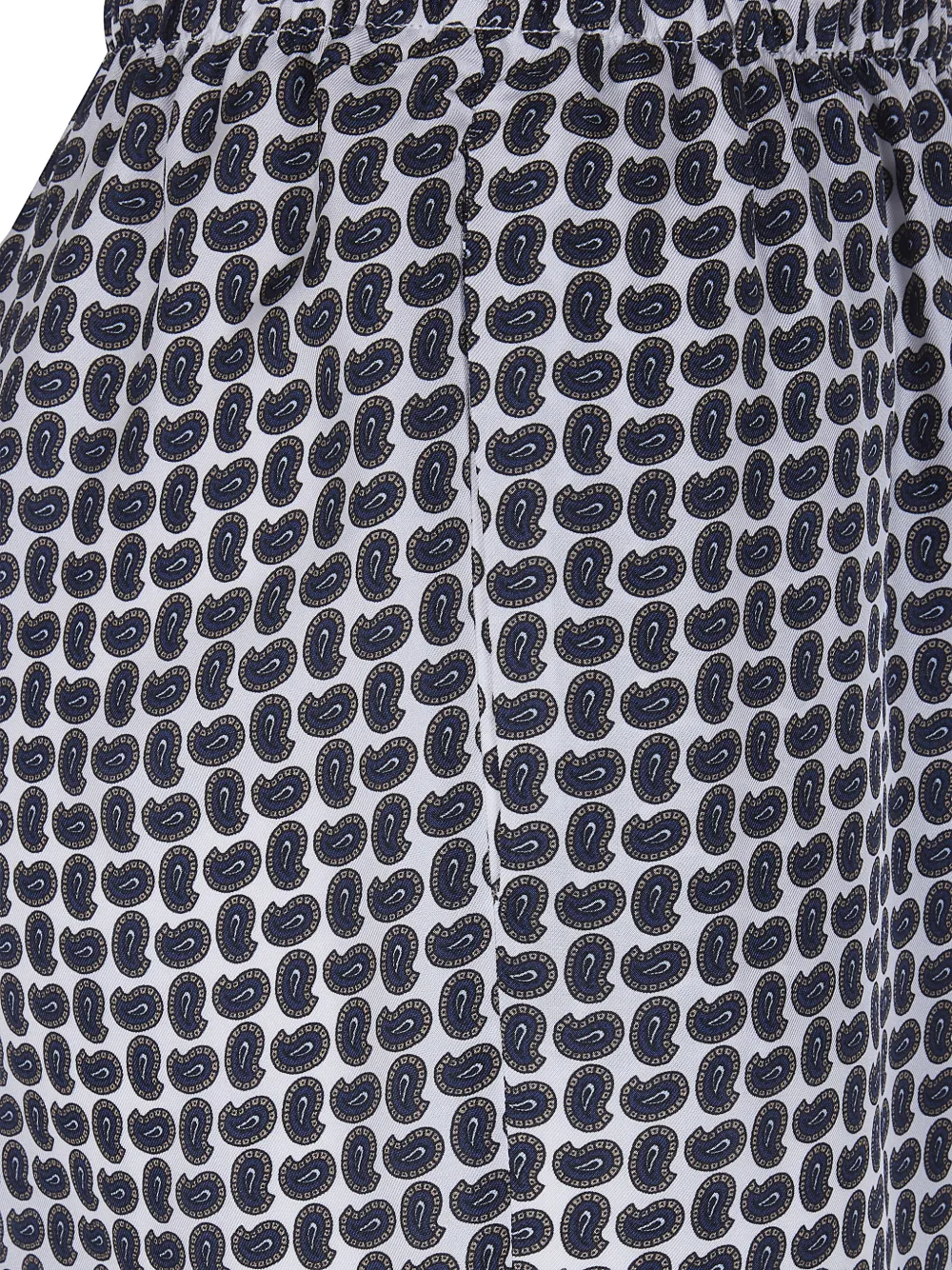 Laura Urbinati Broek met paisley-print Wit