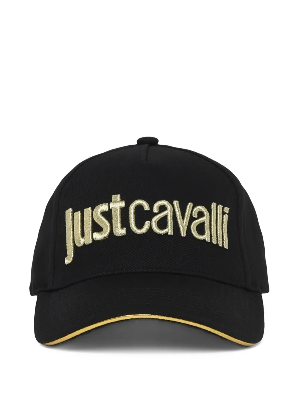 Just Cavalli Cappello da baseball con ricamo - Nero