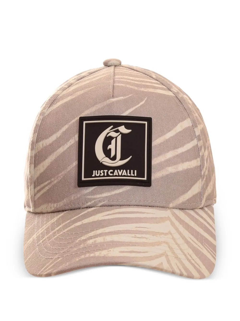 Just Cavalli Cappello da baseball con stampa grafica - Toni neutri