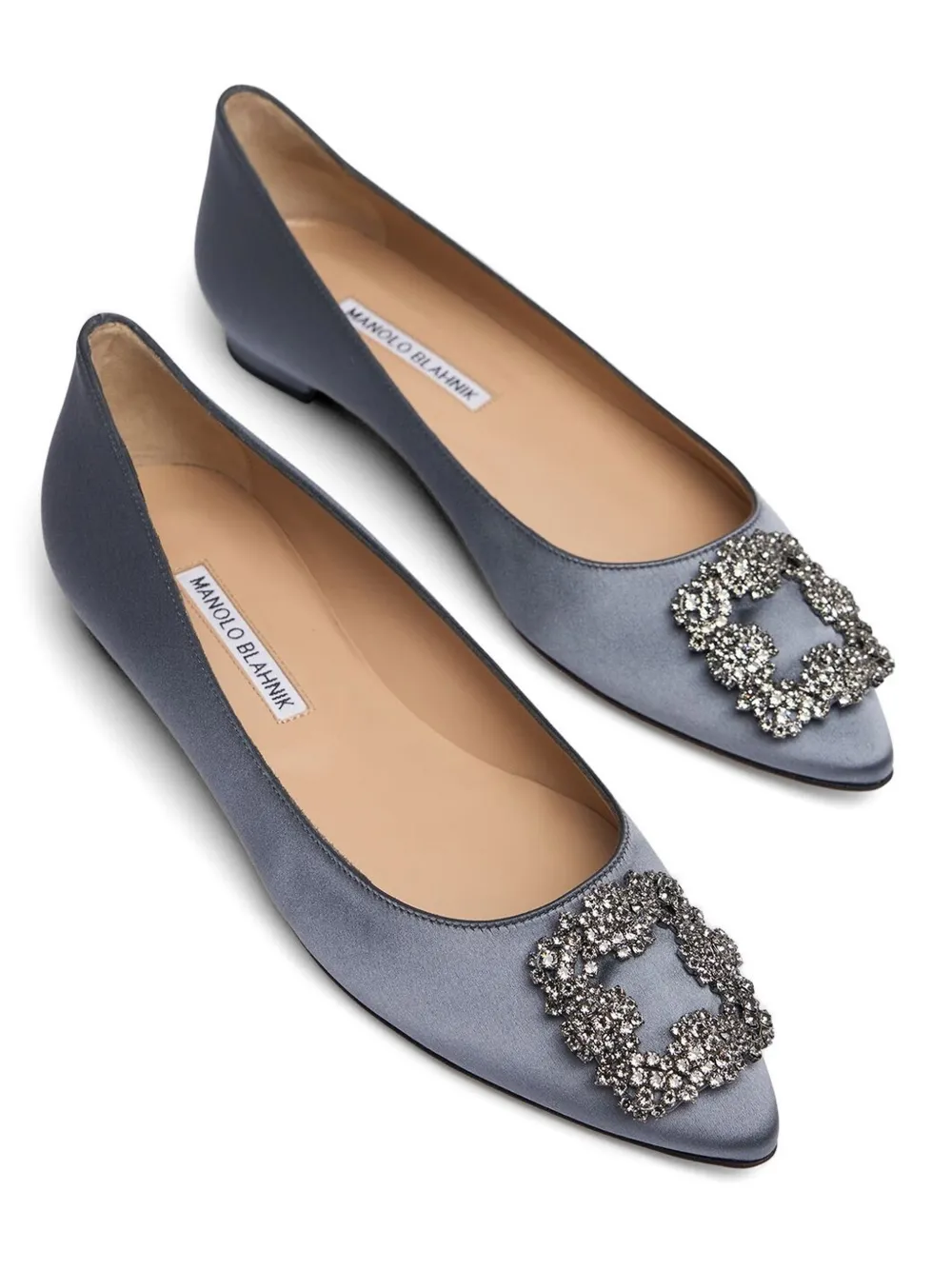 Manolo Blahnik Pumps met decoratief detail Blauw