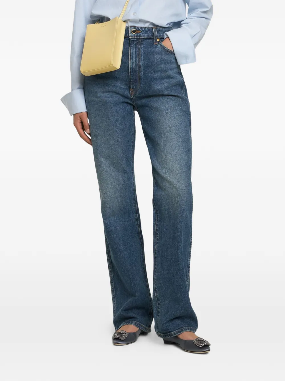 Manolo Blahnik Pumps met decoratief detail Blauw