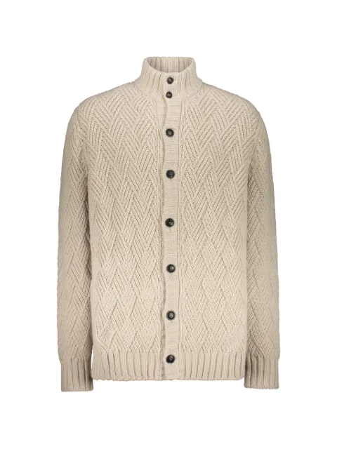 Fedeli كارديغان بحياكة الضفيرة وأزرار