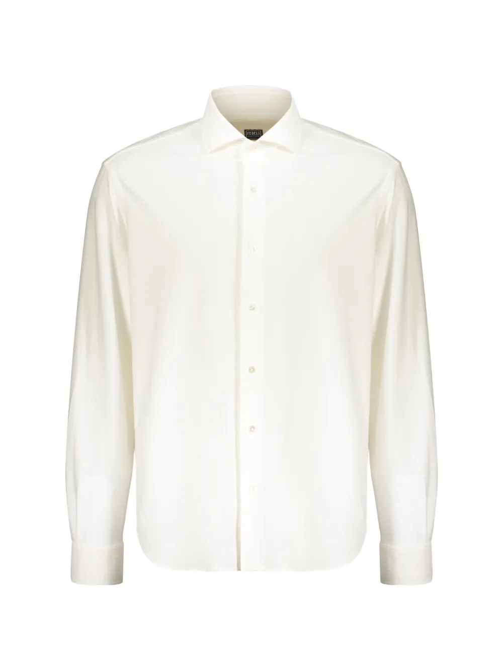 Fedeli button-closure classic-collar shirt - Bianco