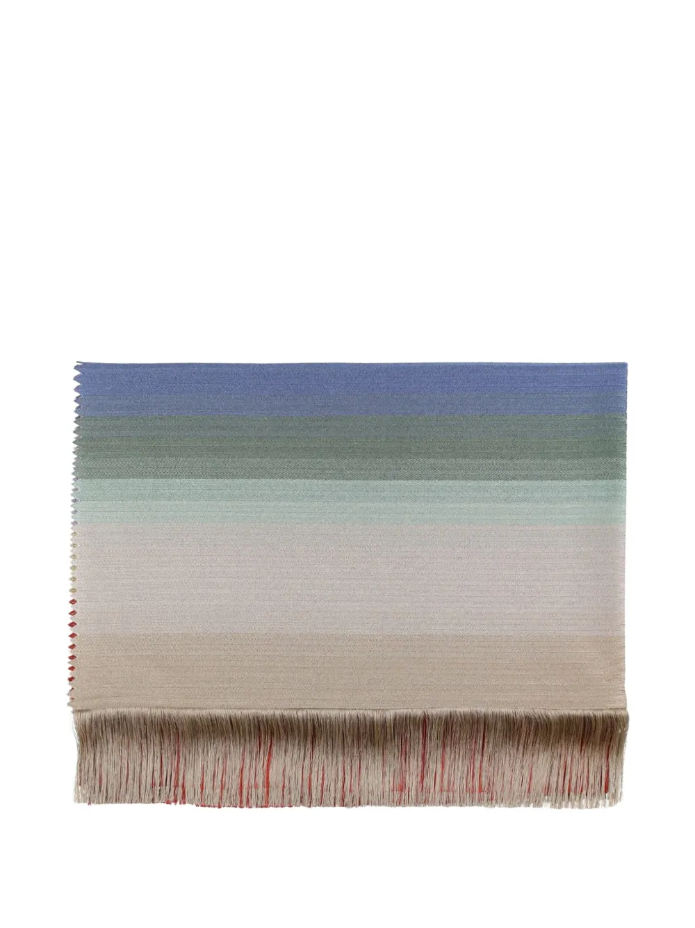 Missoni Home fringed stripe blanket - Toni neutri