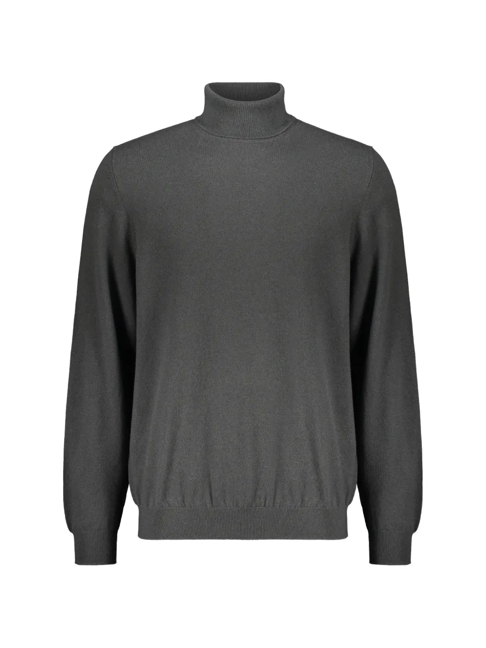 Fedeli high-neck long-sleeve sweater - Grigio
