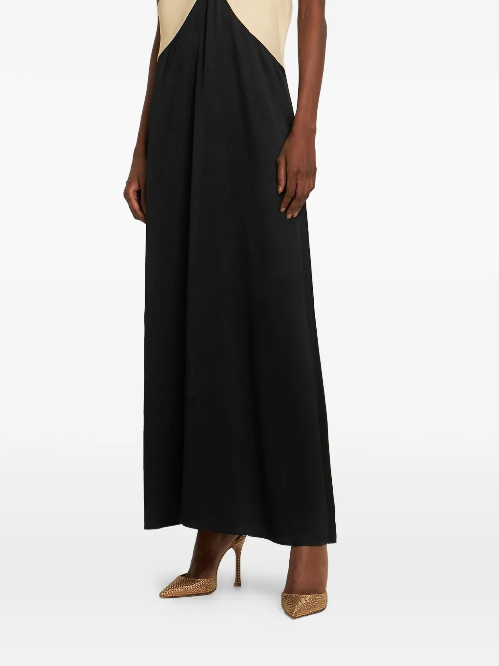 Amina Muaddi Pumps verfraaid met kristallen Goud