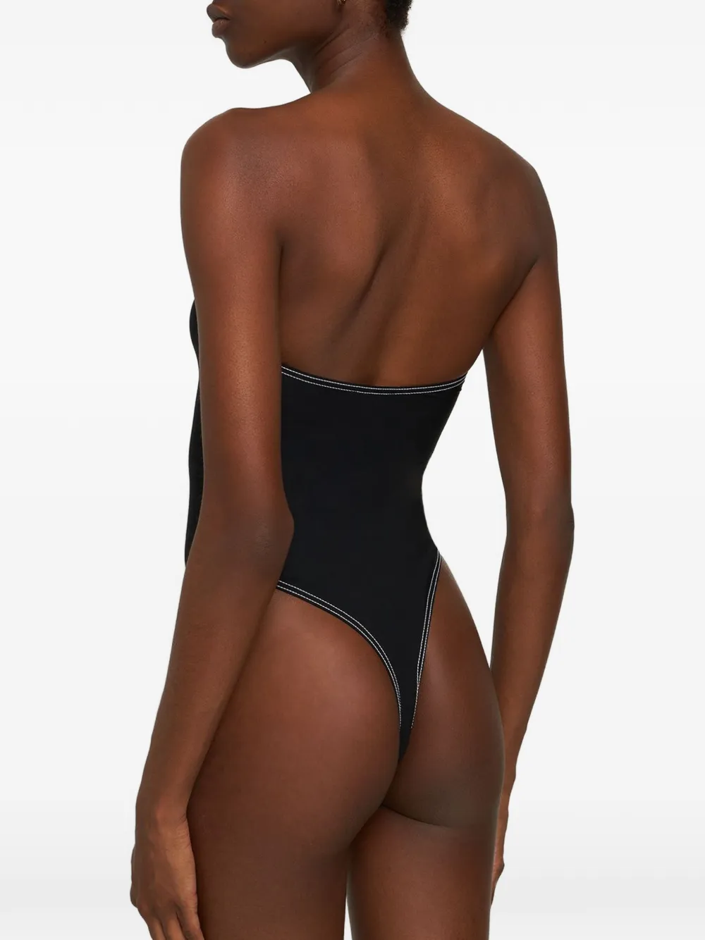  Dsquared2 Logo-embroidered Swimsuit - Black 