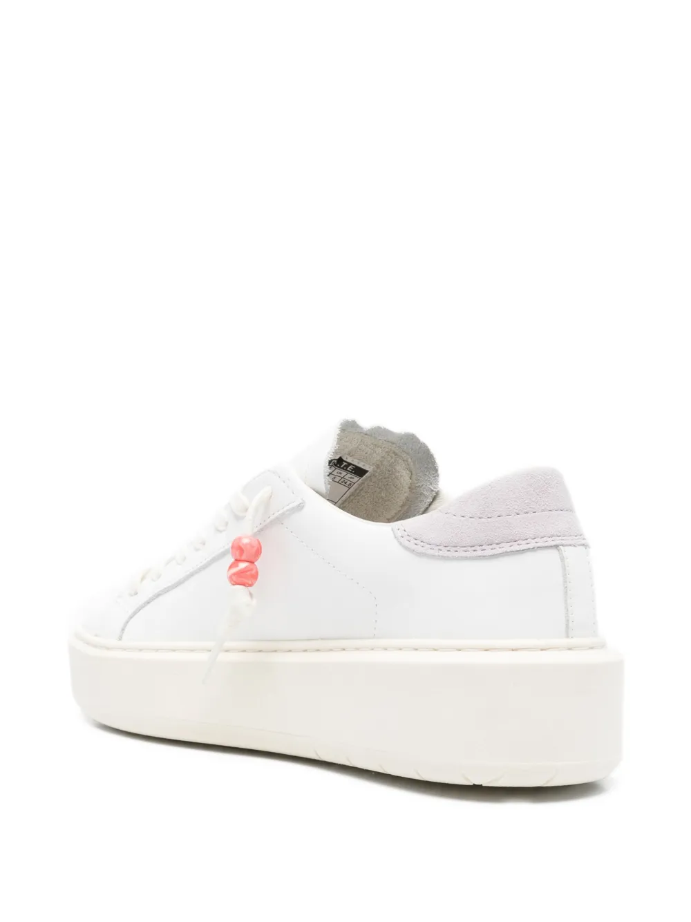 D.A.T.E. Hill Low sneakers met plateauzool Wit