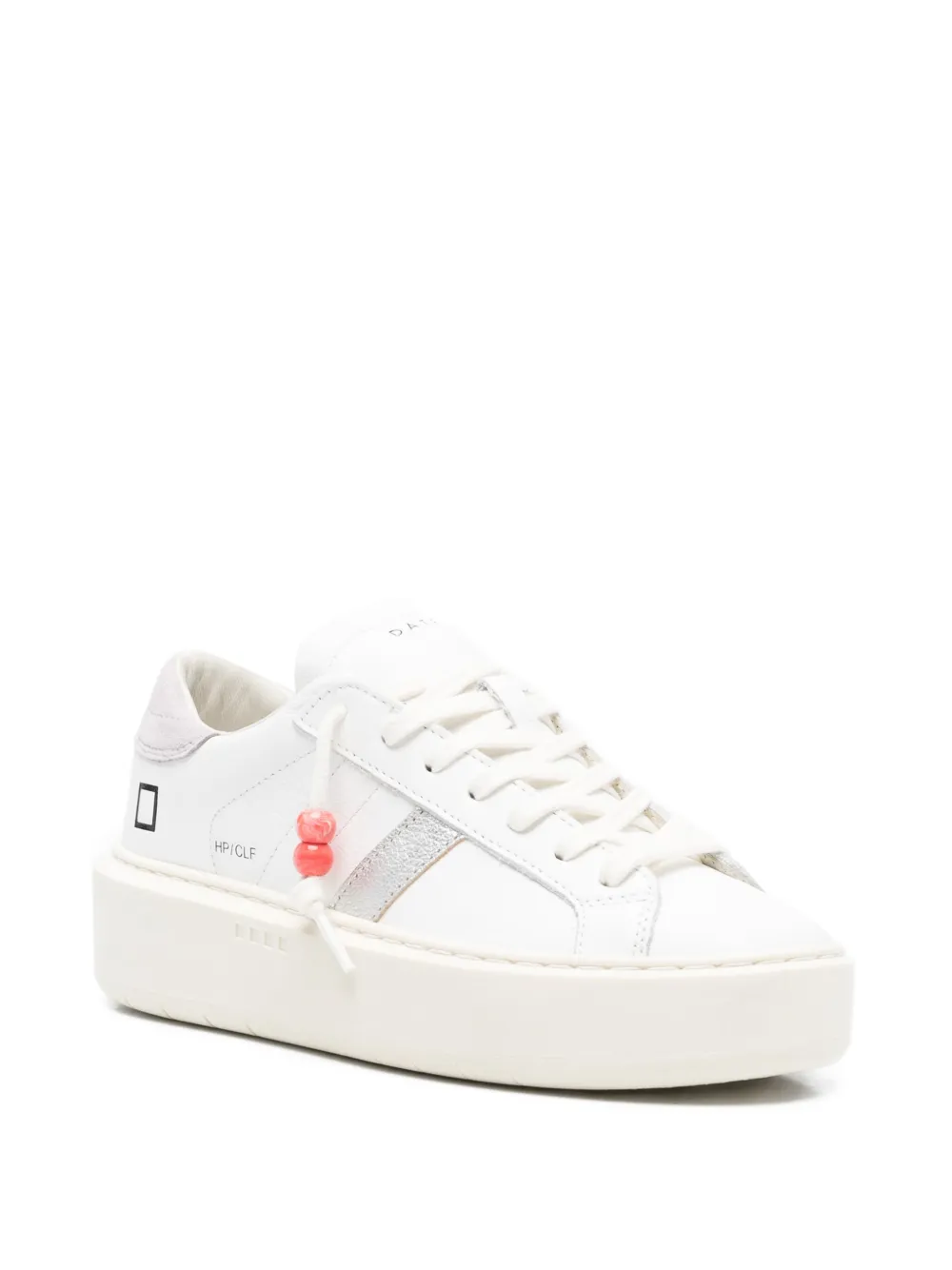 D.A.T.E. Hill Low sneakers met plateauzool Wit