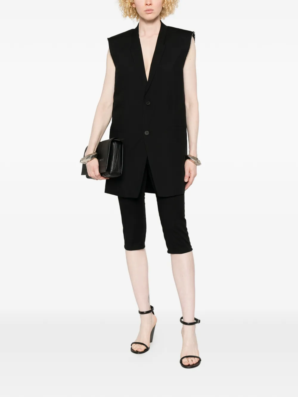Rick Owens Gilet met V-hals Zwart