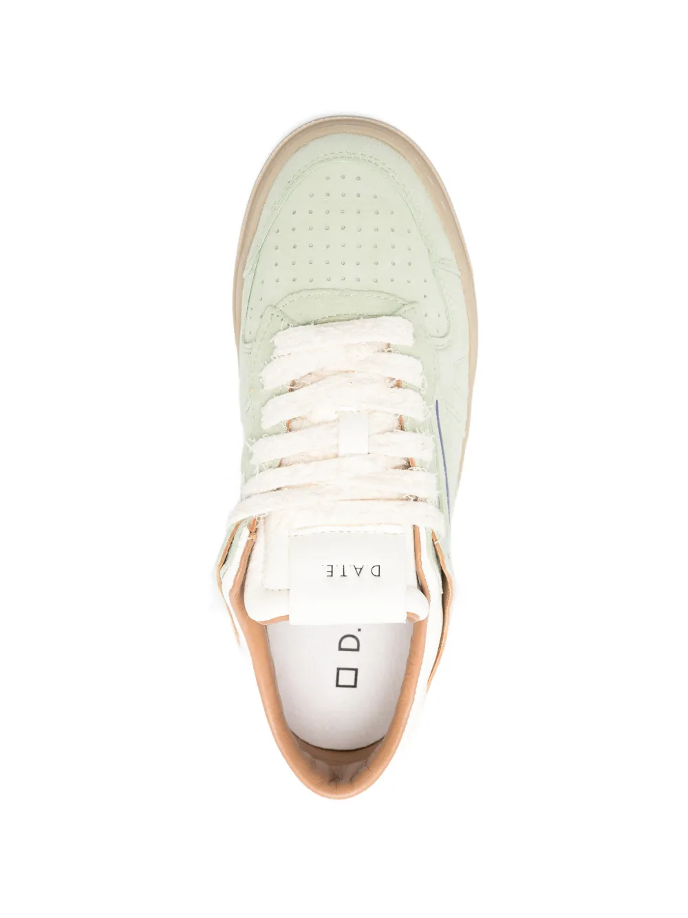 D.A.T.E. Torneo sneakers met logodetail Groen