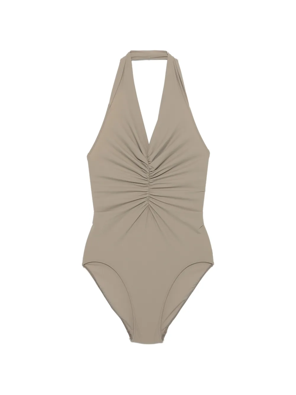 Rick Owens draped halterneck swimsuit - Nude