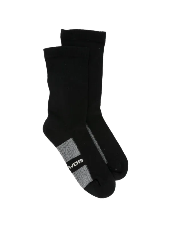 Rick Owens ロゴ 靴下 | ブラック | FARFETCH JP