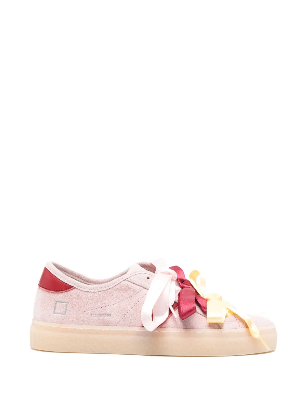 D.A.T.E. Tender sneakers met strik Roze