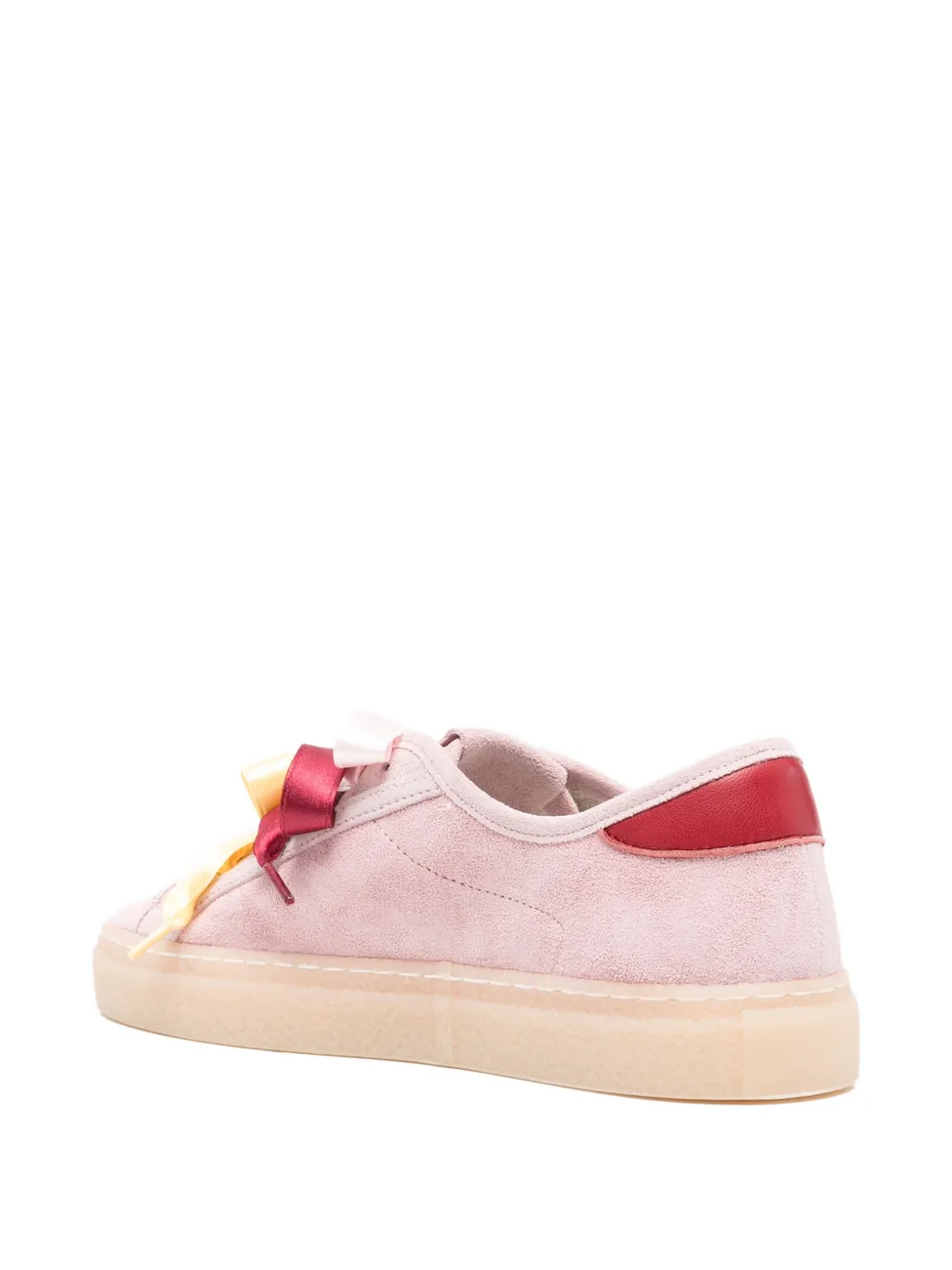 D.A.T.E. Tender sneakers met strik Roze