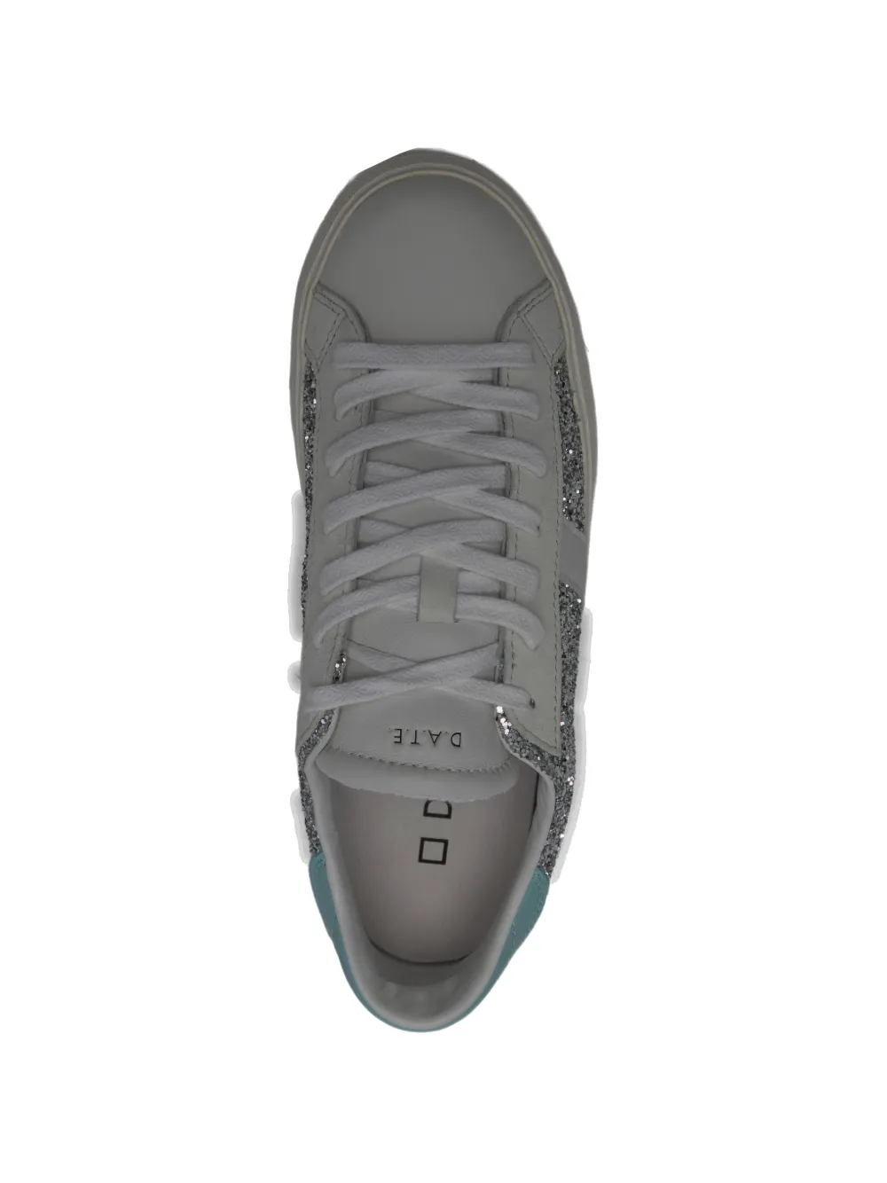 D.A.T.E. Hill Low sneakers met glitter Zilver