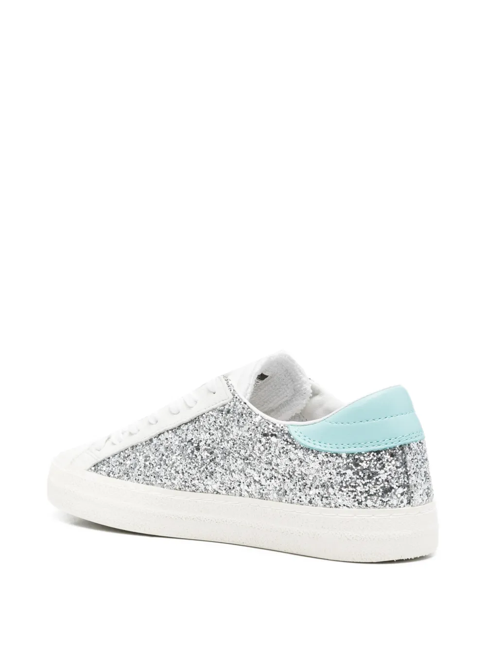 D.a.t.e. Hill Low Glitter Sneakers - Silver 