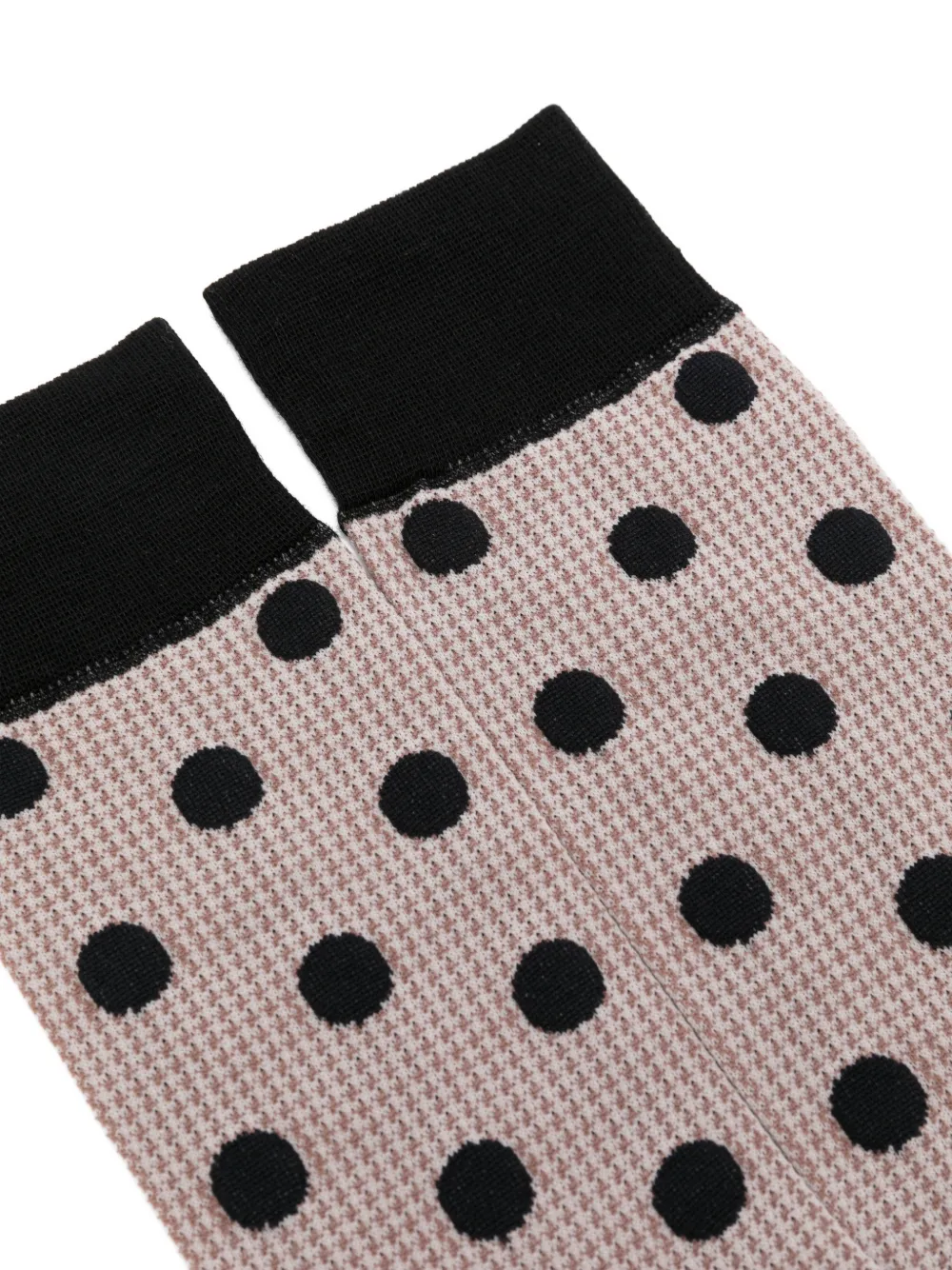  Yohji Yamamoto Polka-dot-pattern Socks - Brown 