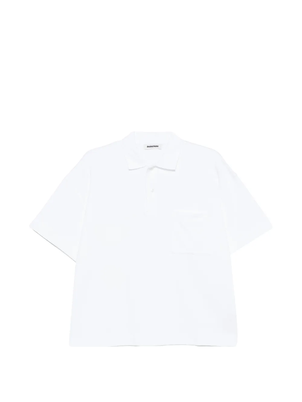 DARKPARK pocket short-sleeve polo shirt - Bianco