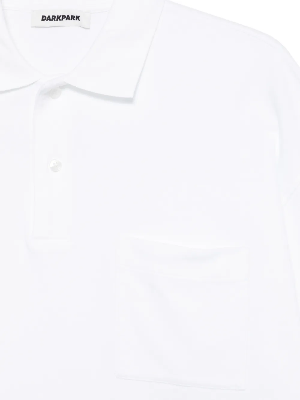 DARKPARK Poloshirt met zak en korte mouwen Wit