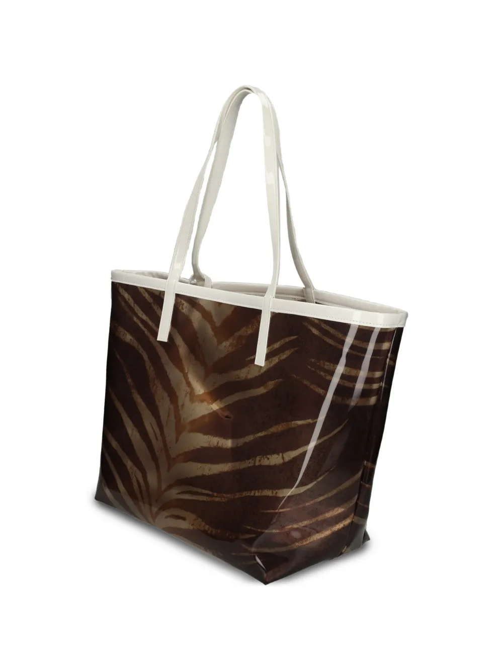 Just Cavalli Shopper met tijgerstreep Bruin