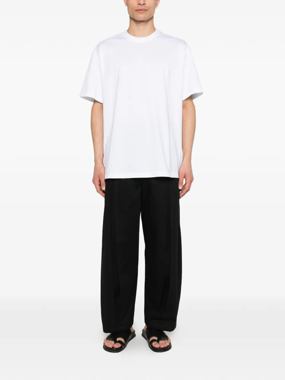 Wooyoungmi T-shirt met logo Wit