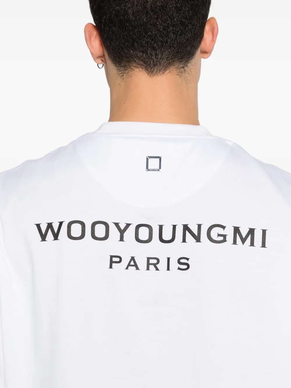 Wooyoungmi T-shirt met logo Wit