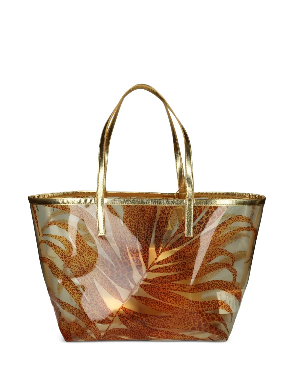Just Cavalli Shopper met palmprint Bruin