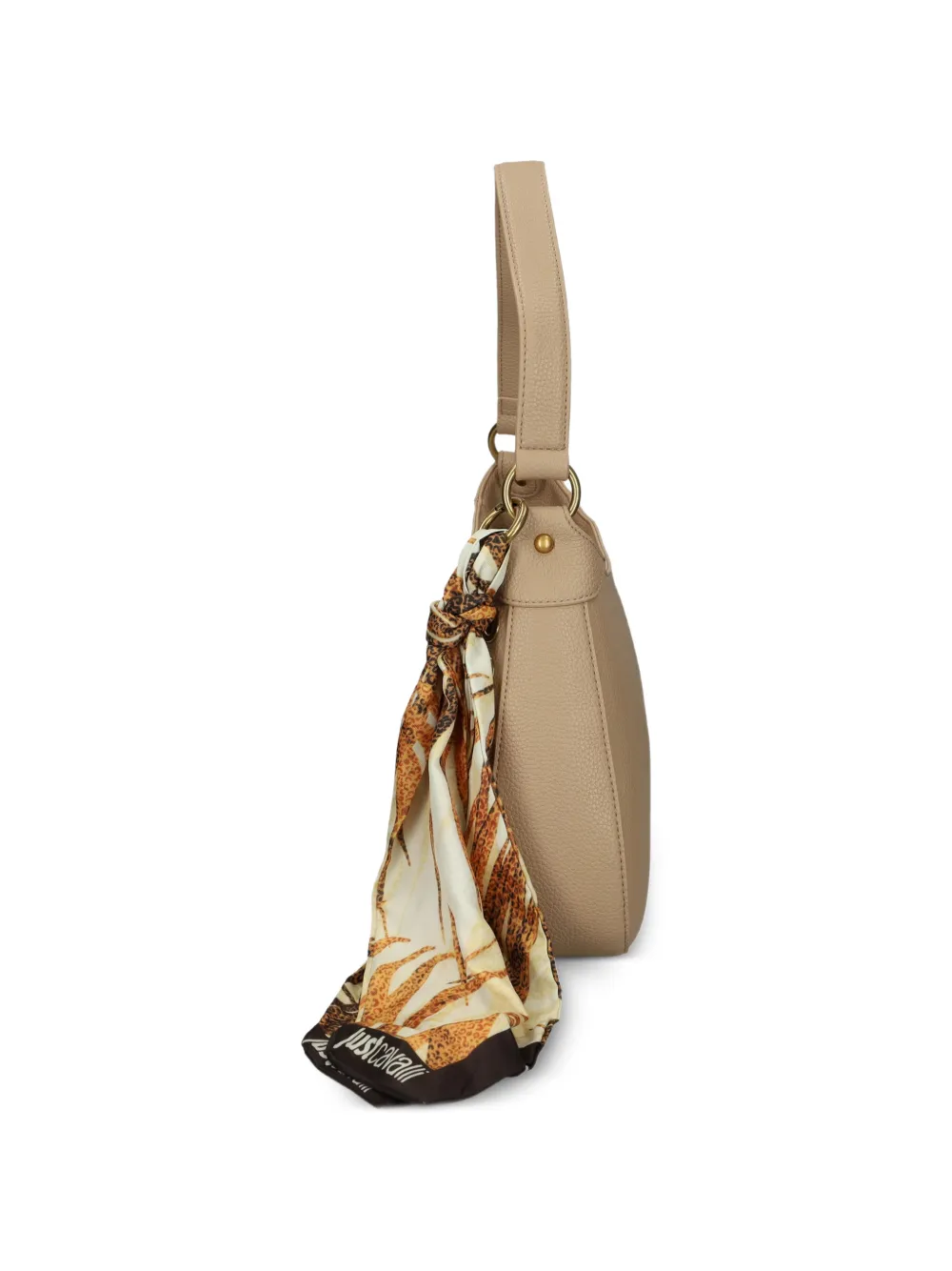 Just Cavalli Schoudertas verfraaid met sjaal Beige