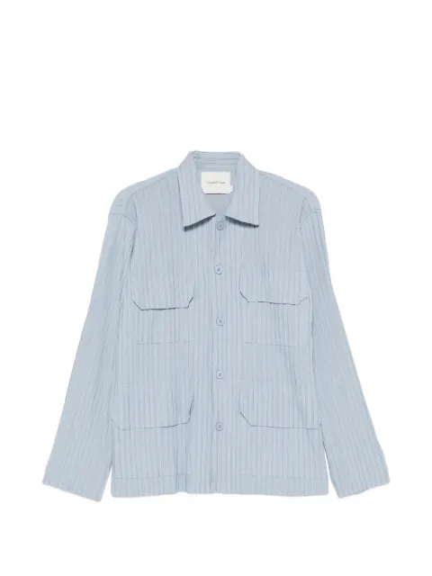 Gongdid Design pleated pocket shirt