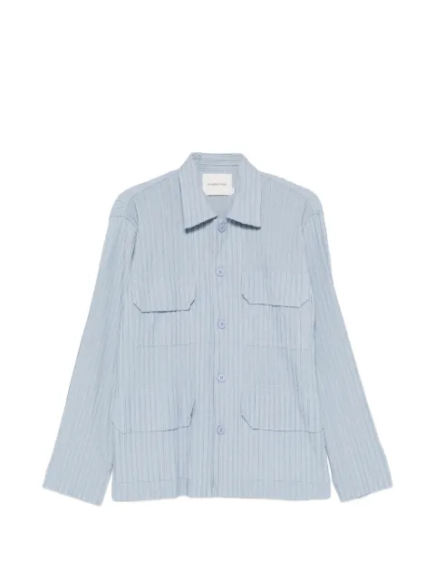 Gongdid Design pleated pocket shirt