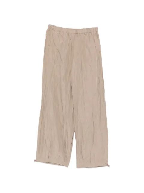 Gongdid Design elasticated-waistband trousers