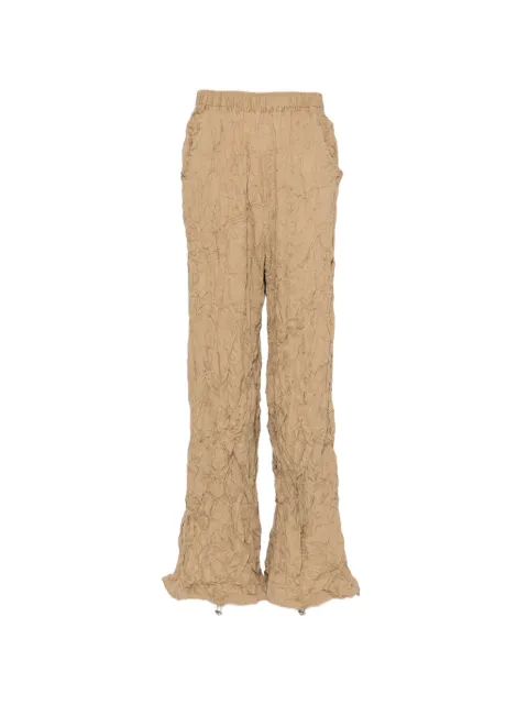 Gongdid Design crinkled trousers