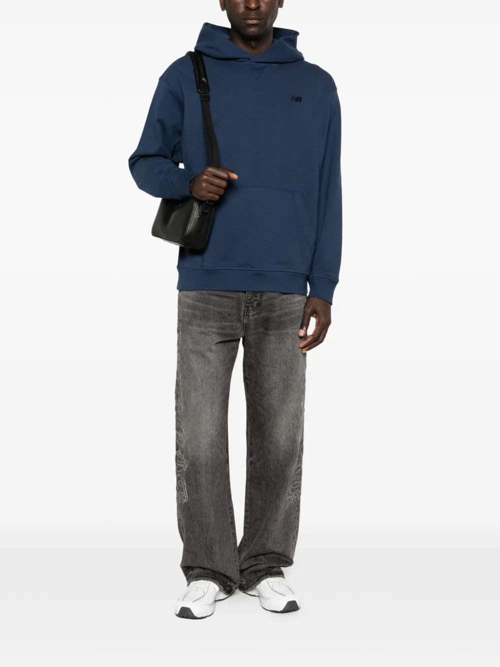 New Balance Hoodie met capuchon Blauw