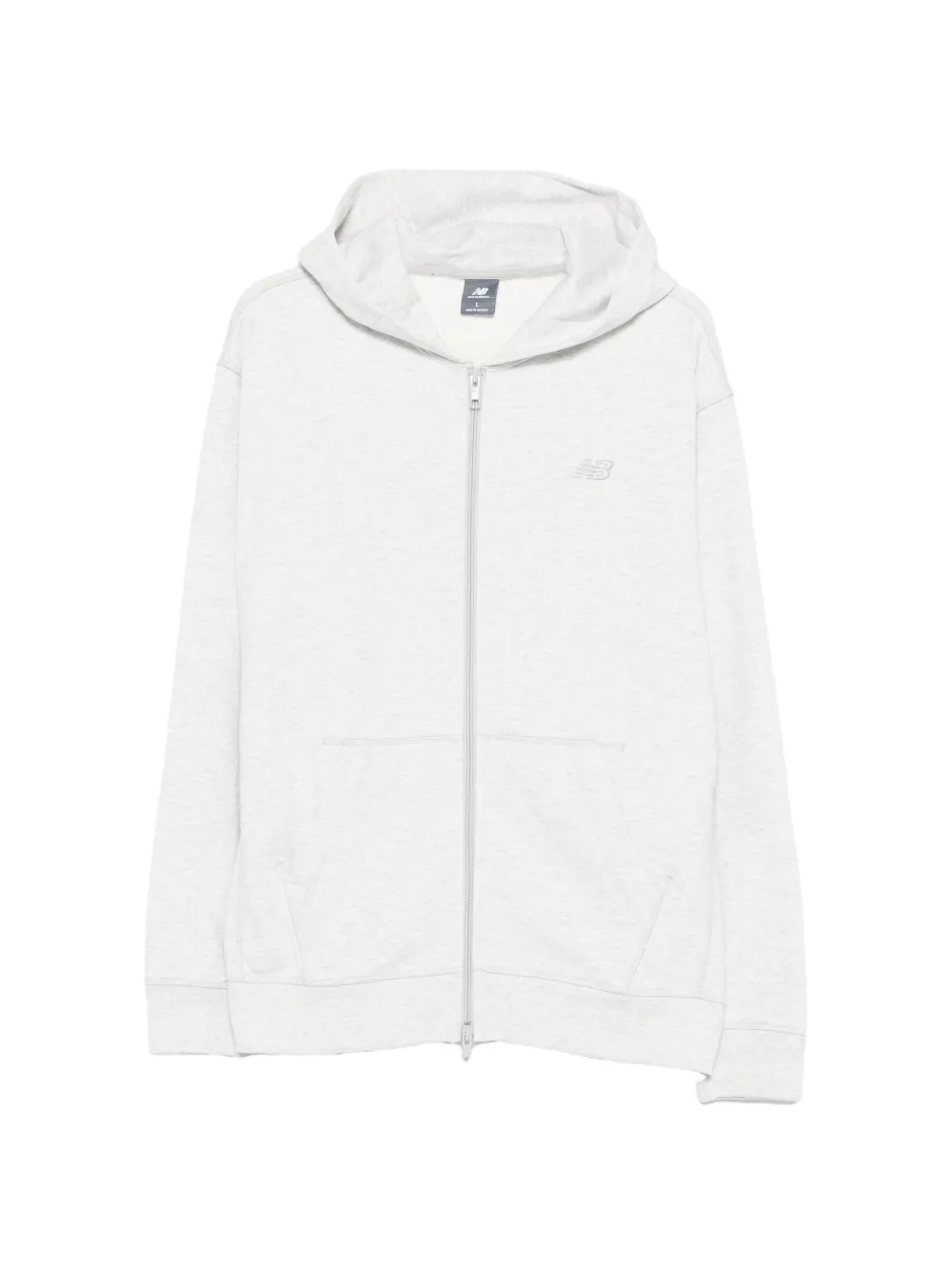 New Balance hooded zip hoodie - Grigio