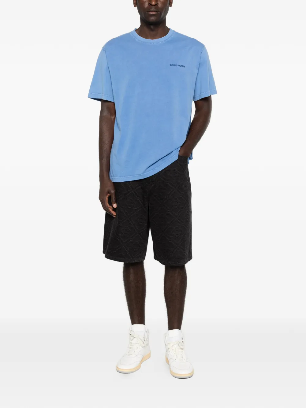 Daily Paper T-shirt met logodetail Blauw