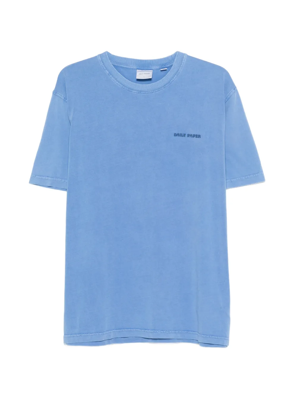 Daily Paper logo detail T-shirt - Blu
