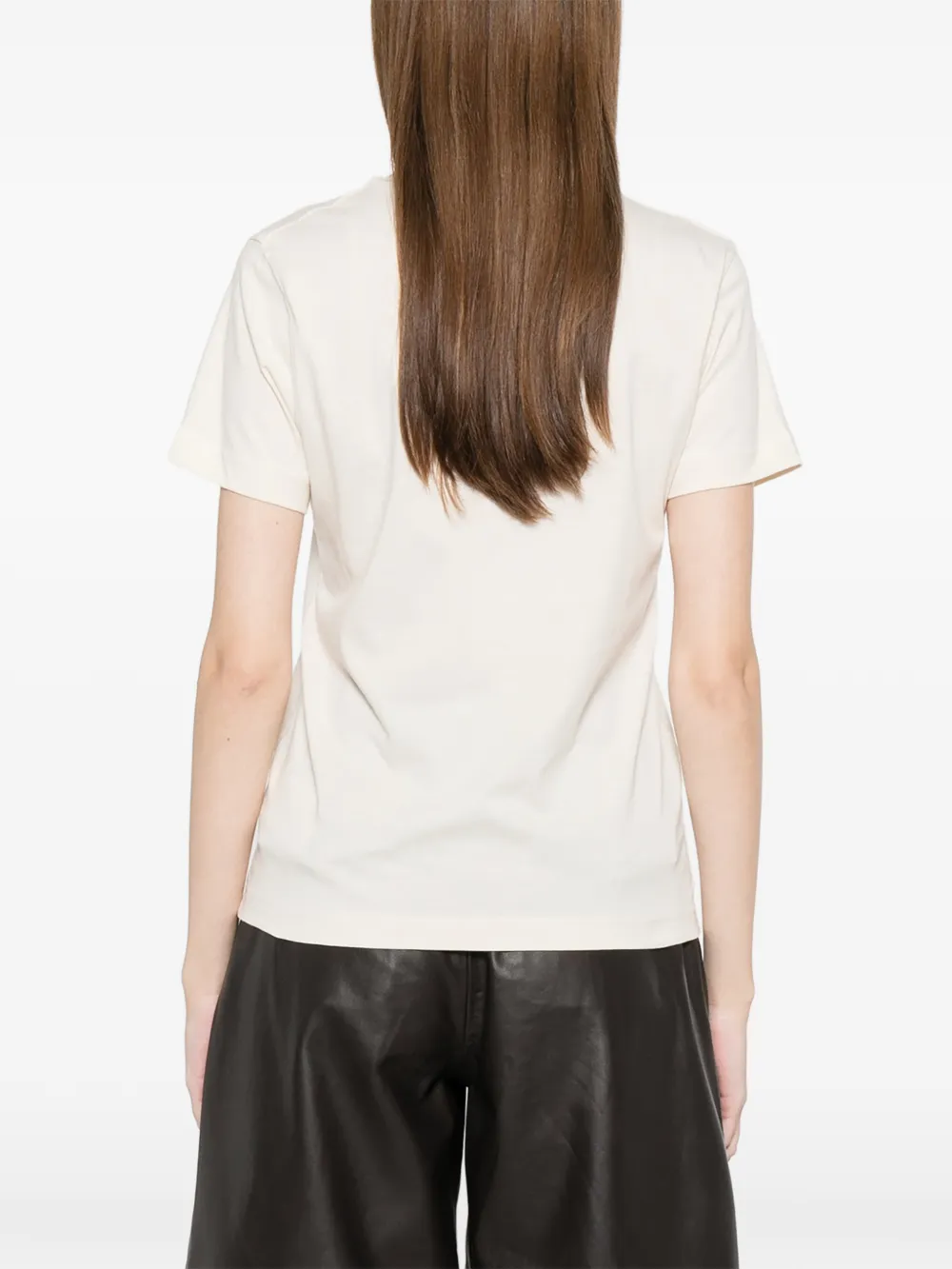 New Balance T-shirt met logo Beige