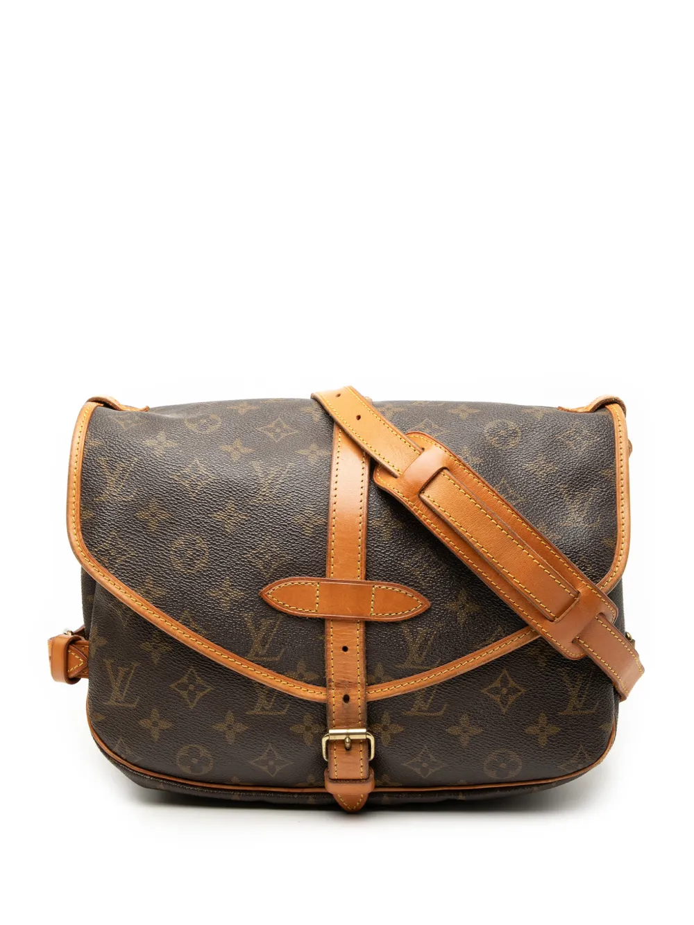 Louis Vuitton Pre-Owned 1992 Monogram Saumur 30 crossbody bag - Marrone