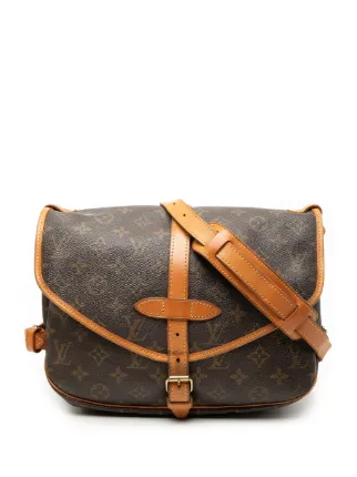 LOUIS VUITTON モノグラム ソミュール30 ショルダーバッグ Louis Vuitton Pre-Owned 1992 モノグラム ソミュール 30 ショルダー