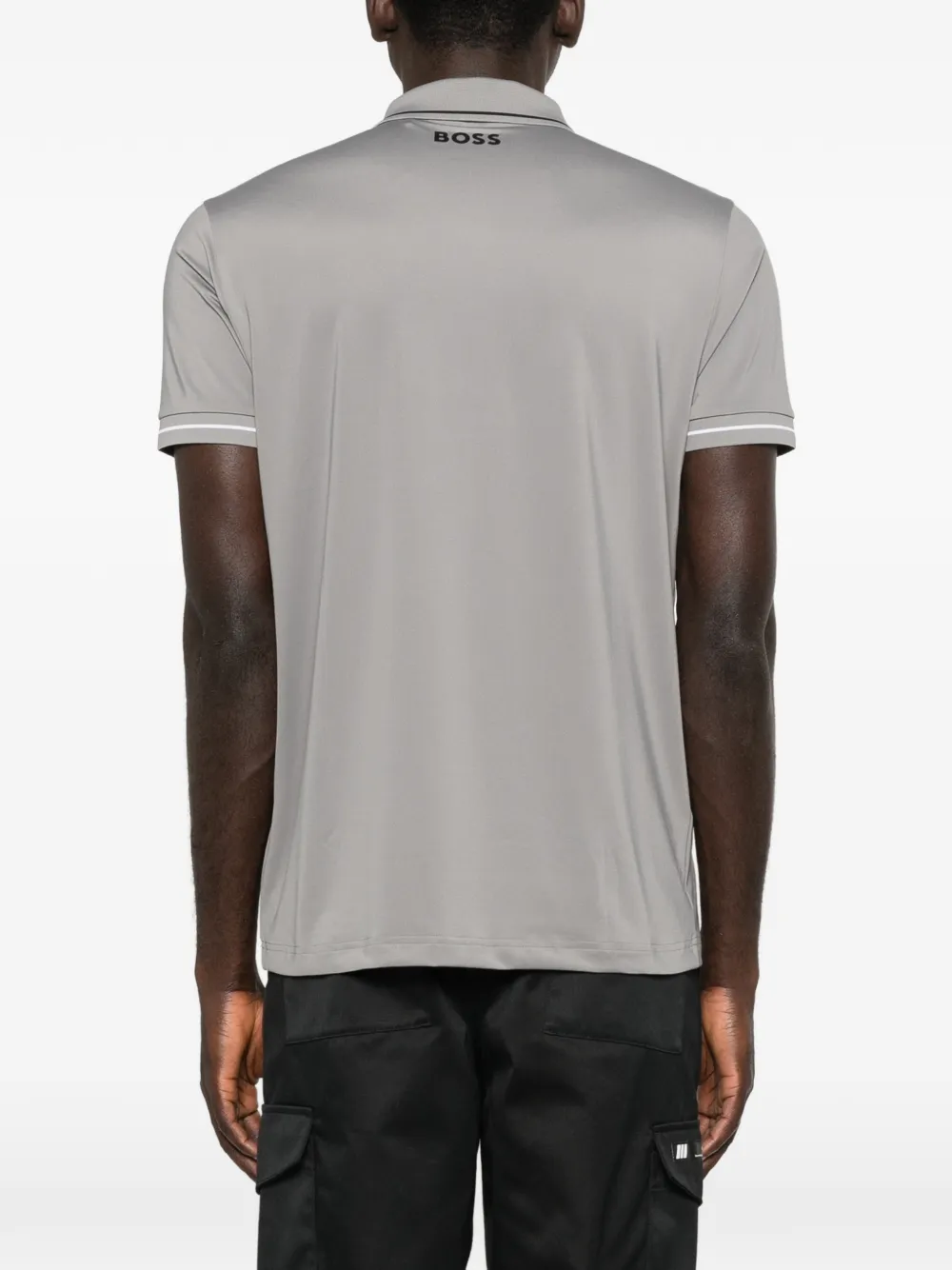 BOSS Paul Pro poloshirt Grijs