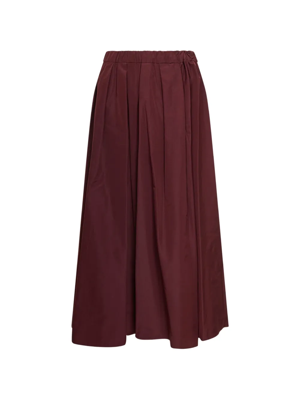 Weekend Max Mara Curvato pleated maxi skirt - Rosso